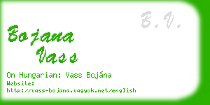 bojana vass business card